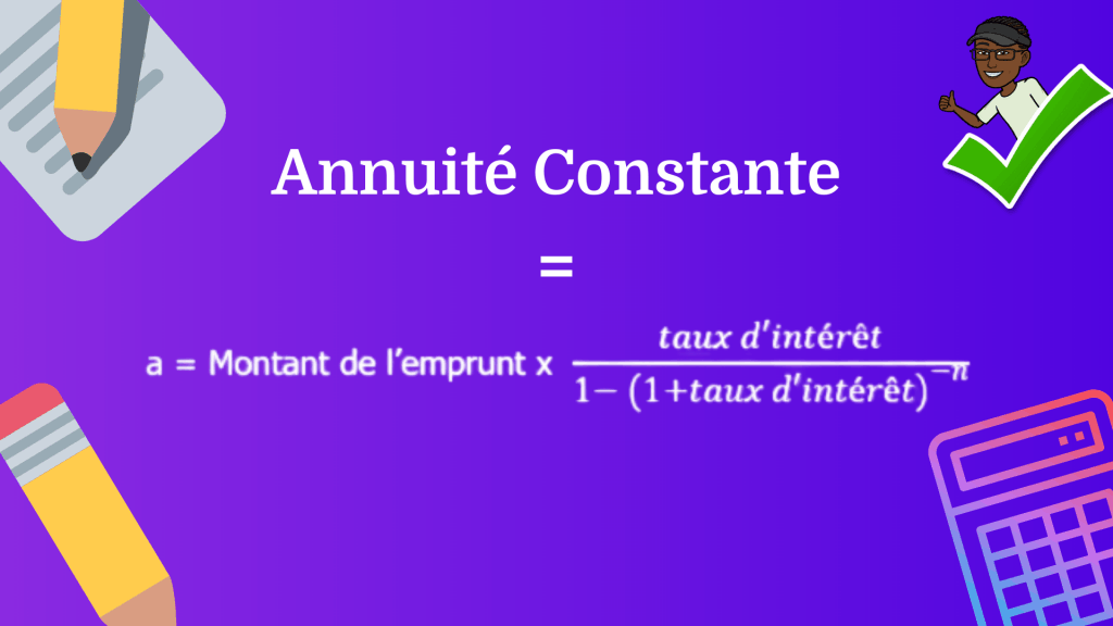 monbtsmco - formule annuité constante